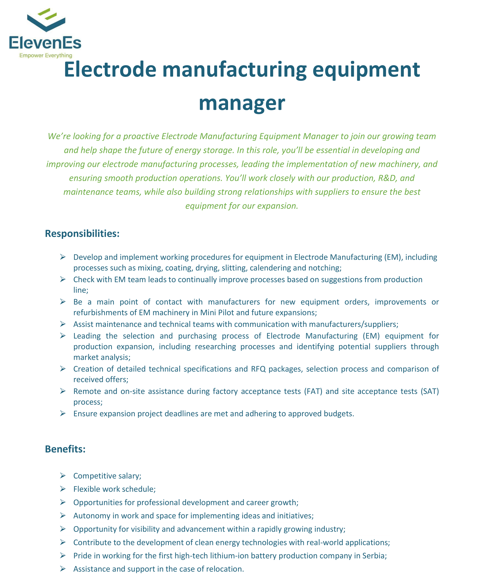 Electrode-Manufacturing-Equipment-Manager