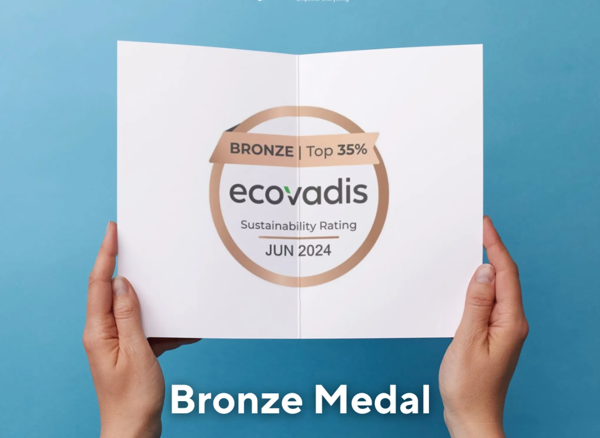 Our EcoVadis Assessment results are here!