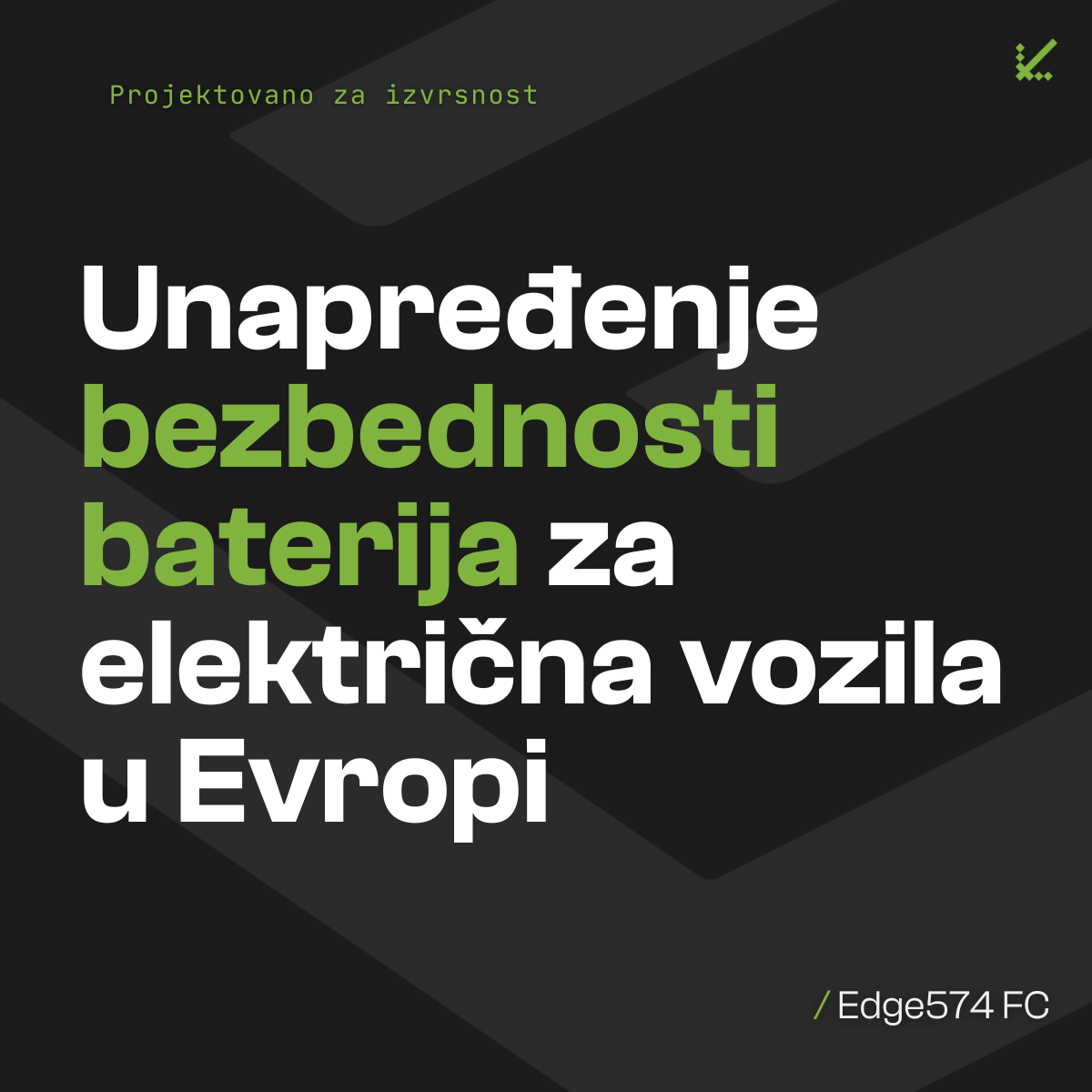 Unapređenje bezbednosti baterija za električna vozila u Evropi